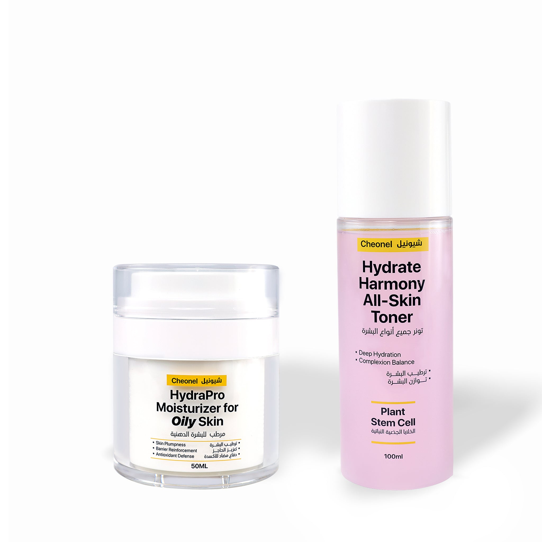 Toner and moisturizer set