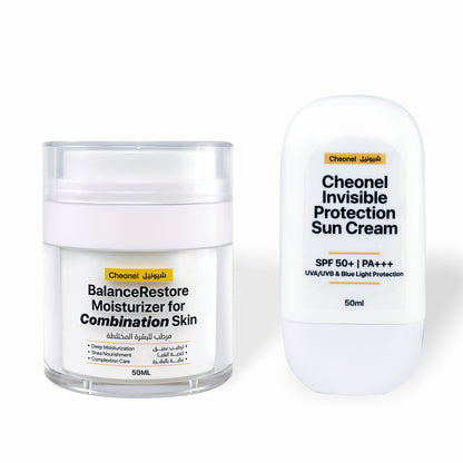 Moisturizing cream and sunscreen set