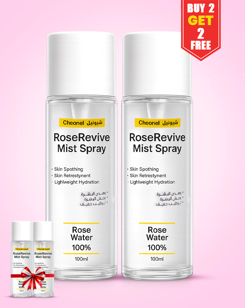 بخاخ الورد المنعش – ماء ورد طبيعي 100%